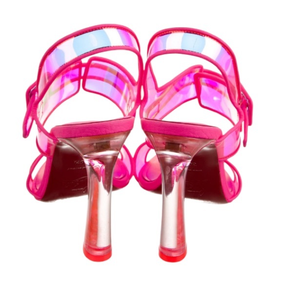 Christian Louboutin Loubi Duniss Holographic heels 100mm RETAIL 1,095 - Picture 9 of 10